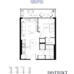 Distrikt Trailside Condos - DT530 - Floorplan