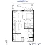 Distrikt Trailside Condos - DT633 - Floorplan