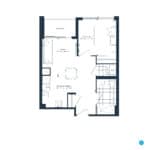 The Branch Condos - Oak 525 - Floorplan