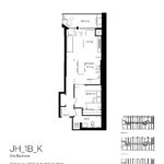 Junction House - 1B-K - Floorplan