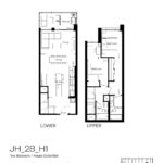 Junction House - 2B-H1 - Floorplan