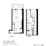 Junction House - 2B-H11 - Floorplan