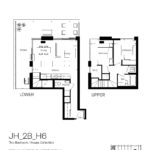 Junction House - 2B-H6 - Floorplan