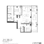 Junction House - 3B-D - Floorplan