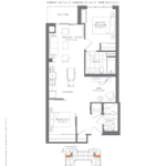 Southside Condos - The Central 782 - Floorplan