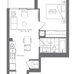 Southside Condos - The Lafayette 462 - Floorplan