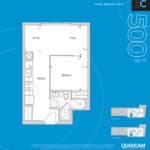 The 2800 Condos - Suite 1C - Floorplan