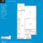 The 2800 Condos - Suite 1D - Floorplan