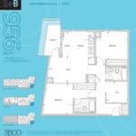 The 2800 Condos - Suite 2+B - Floorplan