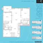 The 2800 Condos - Suite 2+C - Floorplan