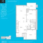 The 2800 Condos - Suite 2C - Floorplan