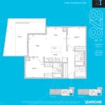 The 2800 Condos - Suite 2I - Floorplan