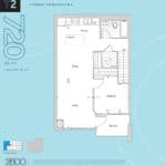 The 2800 Condos - Suite T2 - Floorplan