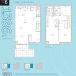 The 2800 Condos - Suite T6 - Floorplan