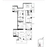 Upper East Village Condos - Penthouse 01-A - Floorplan