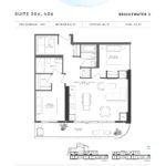 BRIGHTWATER - SUITE 306 - Floorplan