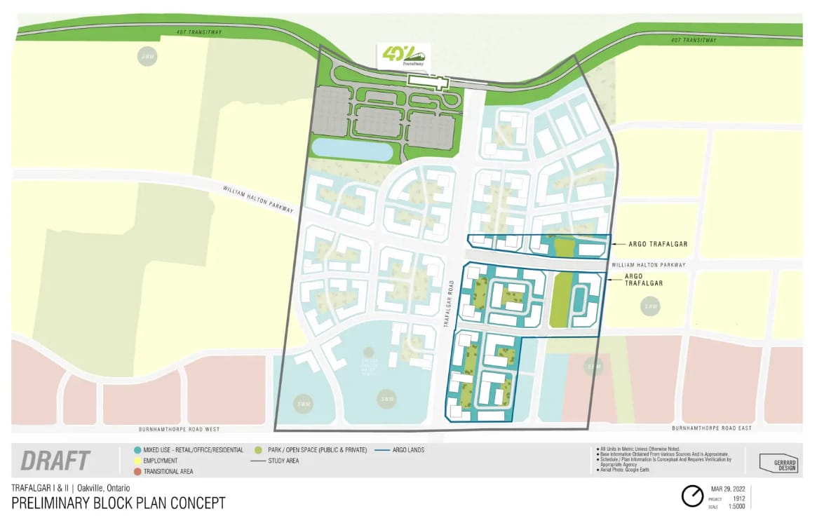 Argo Trafalgar Lands Condos Map Plan