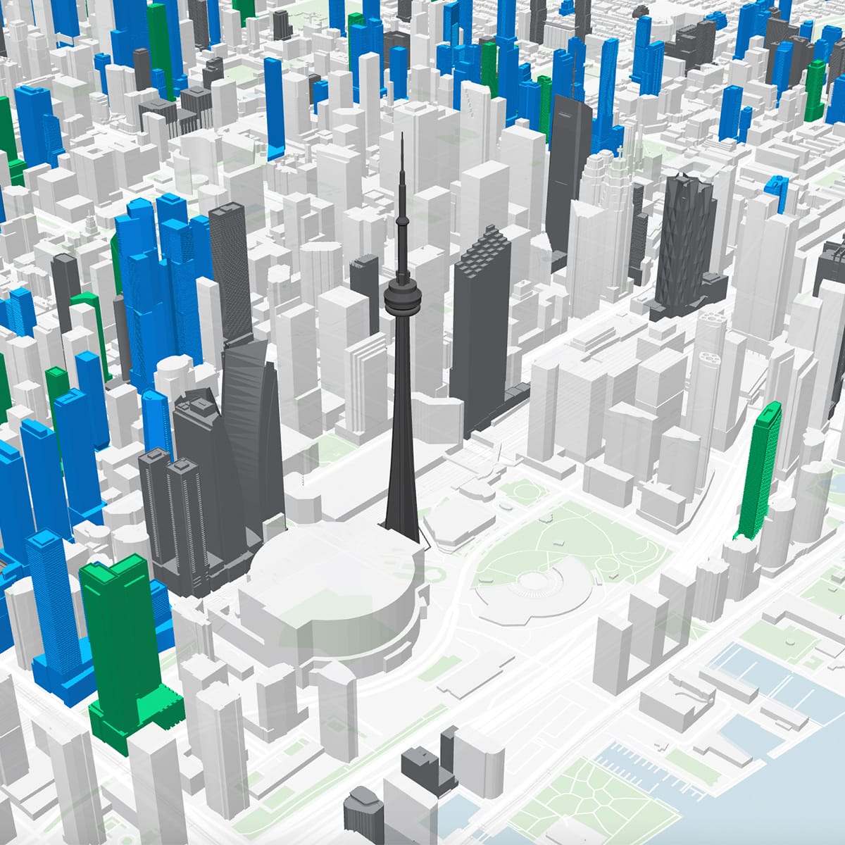 New condos in Toronto 3d map and pricing