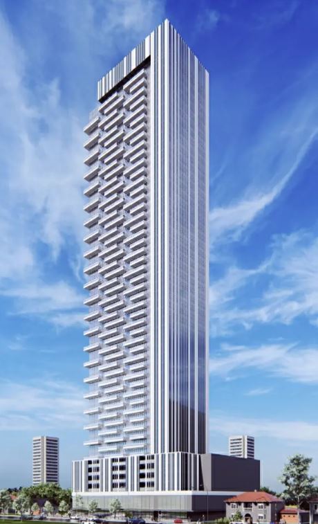 104-118 Queen Street West Condos exterior view