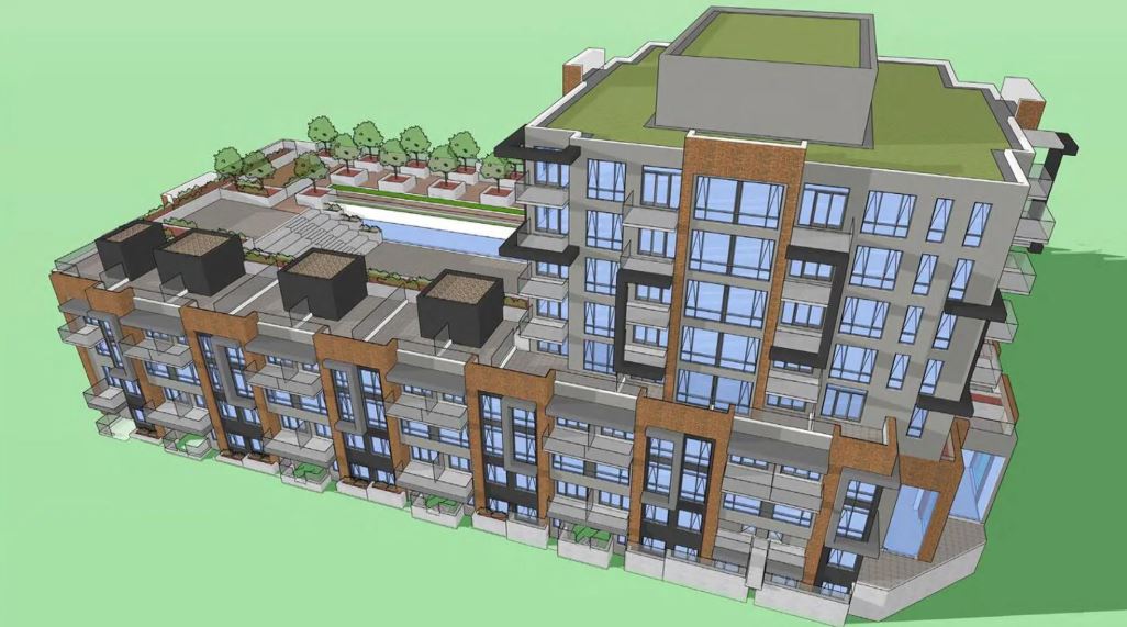 1201 & 1207 Brock Street South, 1200 & 1202 Green Street extrior view