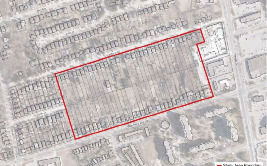 20-30 Weldrick Road West Townhomes Plot Map