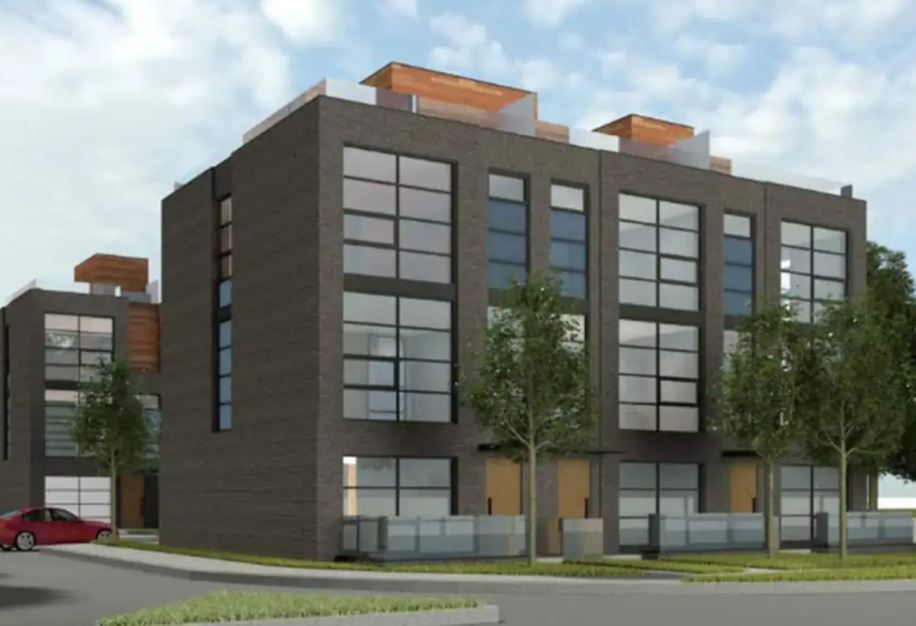 195 Gamble Road Townhomes exterior view