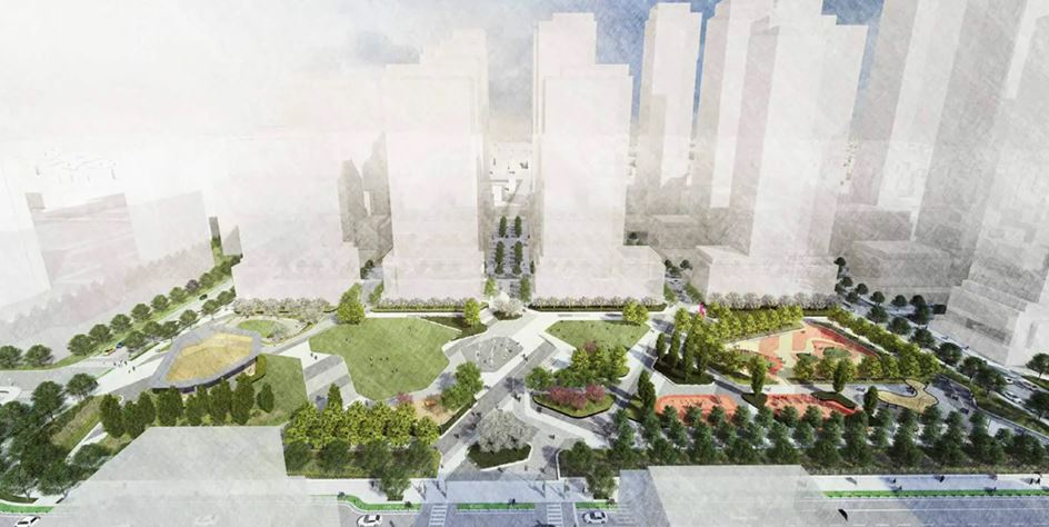 Centrepoint Mall Redevelopment exterior view