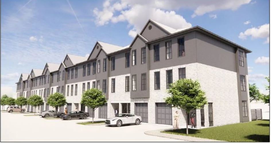 1206 Oxford Street East Townhomes exterior view