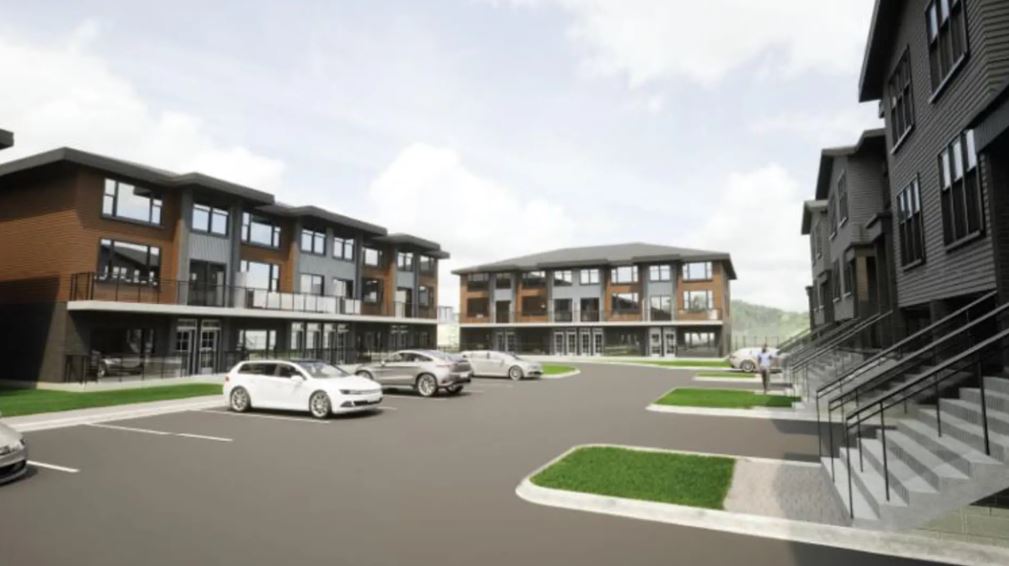 129 Meadowlily Road South Townhomes exterior view